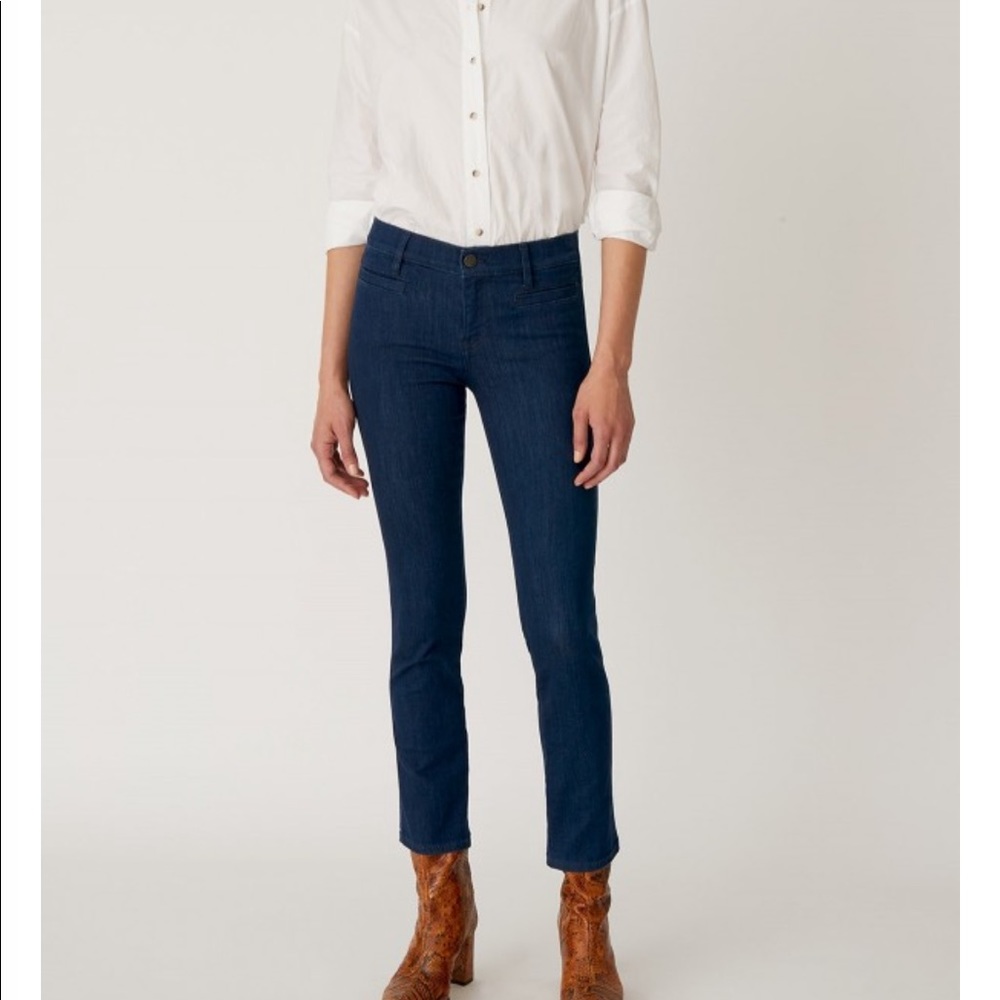 MIH Paris mid rise cropped jeans